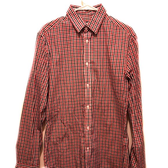 gingham shirt mens slim fit
